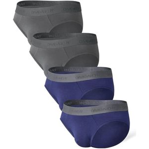 Herenondergoed van bamboe-rayon, ademend en comfortabel - 4-pack slips