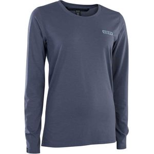 Ion Logo Dr T-shirt Met Lange Mouwen Blauw XS Vrouw
