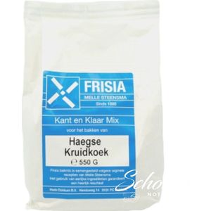 Frisia | Haegse Kruidkoek Mix | Kant-en-klare bakmix | Origineel recept 1886 | Succes verzekerd