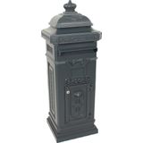 V-Part Pakketbrievenbus - 110cm Hoog - Gietaluminium - Antraciet