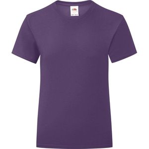 Fruit of the Loom - Pictogram 150 - T-shirt - Paars - Katoen