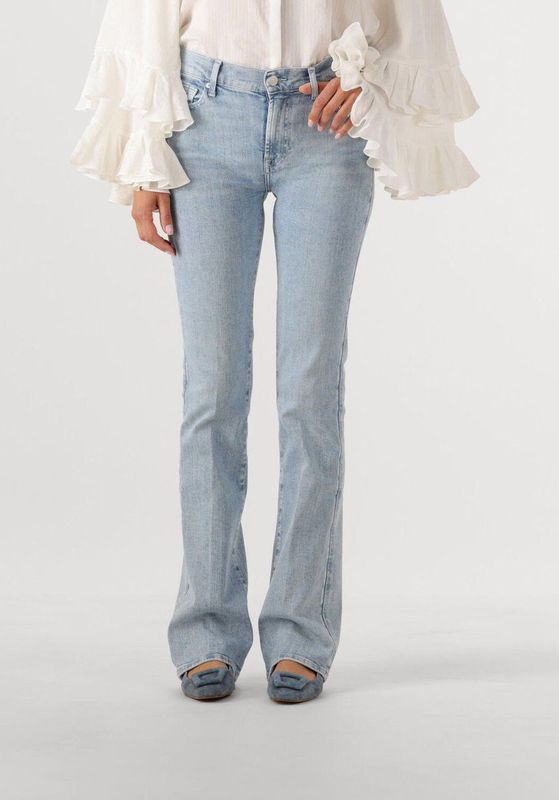 7 For All Mankind Bootcut Olina With Embellished Squiggle Jeans Dames - Broek - Lichtblauw - Maat 26