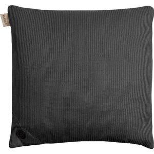 Kuddle Warmtekussen Oplaadbaar - Draadloos & Elektrisch - 45x45cm - Knitted 'Cozy Grey' - Inclusief Powerbank