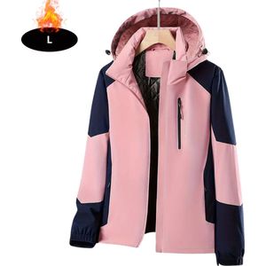 Livano Windjas Dames - Parka - Lente & Herfst - Jas - Volwassen - Windjack - Windbreaker - Outdoor - Roze - XL