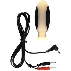 Rimba Electro Play Rimba Electro Sex Siliconen Dildo Plug Klein bi-polair 80 mm