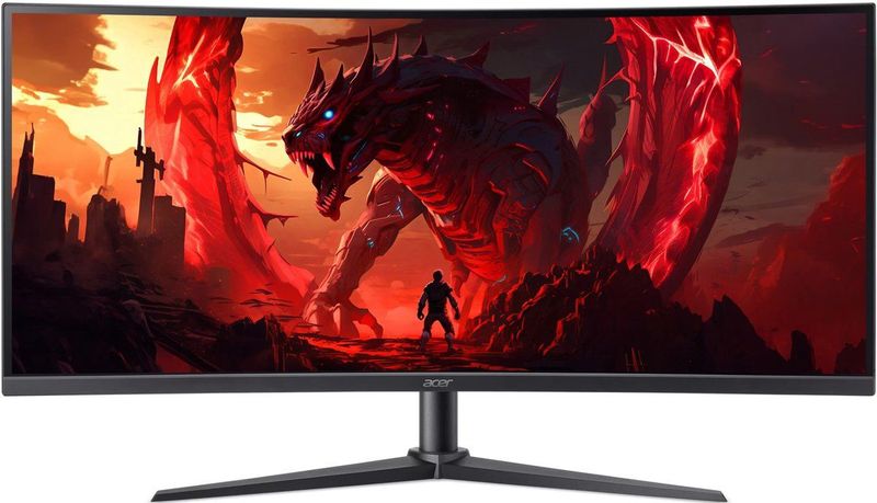 Acer Nitro XV340CURX0b - Monitor - Zwart - 34 inch - 3440 x 1440 pixels - 200 Hz