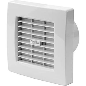 Badkamerventilator met Automatische Jaloezie - Ventilatie voor Badkamer, Keuken en Toilet