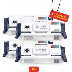 Maris Care Verzorgende doekjes parfumvrij - 4 x 50 - Voordeelverpakking!