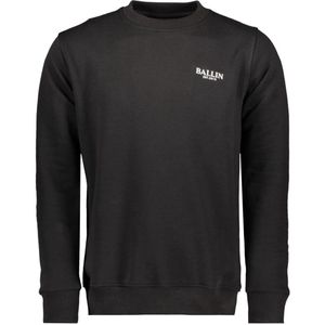 Ballin Trui Crewneck Sweater 5224 Black Mannen Maat - S