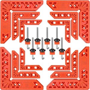 Hoekklemmen voor Houtbewerking met Verstelbare Bevestiging - Set van 12 voor Perfecte Positionering