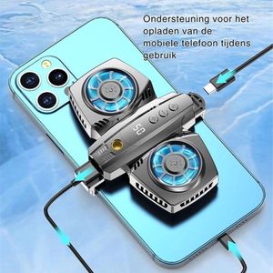 Telefoon Koeler – Phone Cooler – Magnetisch – Draagbaar – Type C Input – ABS