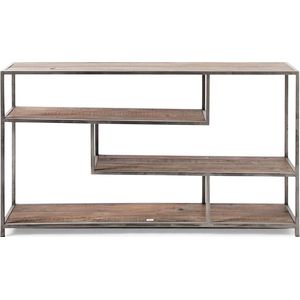 Riviera Maison Wandtafel - Haltafel - Midtown Sidetable Hout - 150x35 cm - Grijs