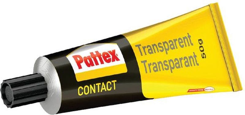 Pattex - Contactlijm - Transparant - Tube 50 gram - 12 stuks