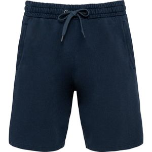 Native Spirit Ecologische herenshort French Terry NS716 - Washed Navy Blue - M