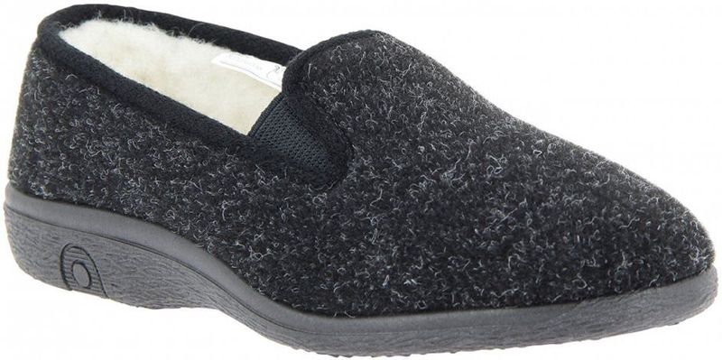 Varomed - Huisschoen Simon - Zwart - Pantoffels