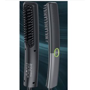 2-in-1 premium ionische borstel voor haar en baard stijltang