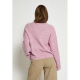 Peppercorn - Jessa - Trui - Pink / Wit - Losse Pasvorm - Lange Mouw