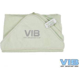 VIB Baby Badcape - Mint en Zilver