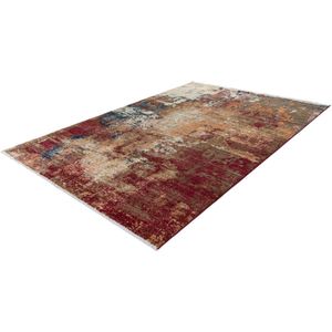 Lalee Medellin- Vloerkleed- perzisch- Superzacht- Vintage- look- laag polig- Tapijt- Karpet - 120x170 cm- rood
