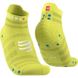 Pro Racing Socks v4.0 Ultralight Run Low - Primerose/Fjord Blue