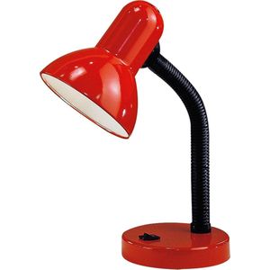 EGLO Basic Tafellamp/Bureaulamp - E27(excl.) - 30 cm - Rood