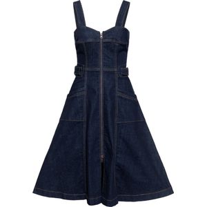 Queen Kerosin Damen Swing Kleid Denim-L