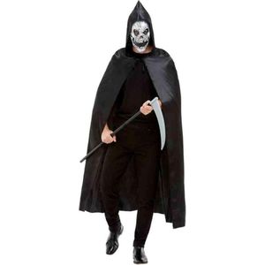 Smiffys - Grim Reaper Kostuum Accessoire Set - Zwart
