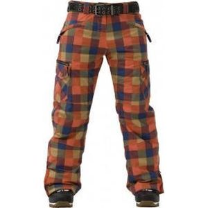 Rehall Joyce snowpant checks | hot coral_S