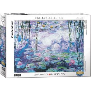 Eurographics Puzzel Waterlilies - Claude Monet (1000 stukjes)