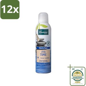 Kneipp - Douche schuim - Me‑Time - Patchouli & Sandelhout - 200 ml - Voordeelverpakking - 12 stuks - Patchouli - Sandelhout