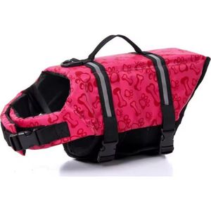 Zwemvest voor honden Roze POOTJE - Maat XL - 20-35KG