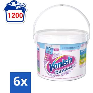 Vanish Oxi Action - Vlekkenverwijderaar - Wasbooster - Zonder Bleek - Witte Was - 2.7 Kg - Voordeelverpakking - 6 stuks