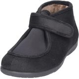 Varomed - Huisschoen - Zwart - Effectstof - Comfortabele Pasvorm