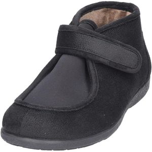 Varomed - Huisschoen - Zwart - Effectstof - Comfortabele Pasvorm