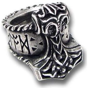 Alchemy Gothic Ring THOR'S RUNEHAMMER Zilverkleurig