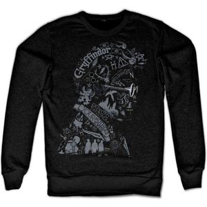Harry Potter Sweater/trui -XL- Wordings And Symbols Zwart