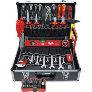 FAMEX Gereedschapskoffer, koffer 109-delig - compleet - 449-93