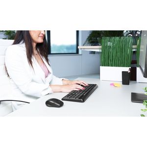 Trust TKM-350 toetsenbord Inclusief muis RF Draadloos QWERTZ Duits Zwart