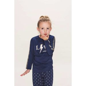 Charlie Choe meisjes pyjama Love Me Navy