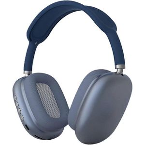 P9 Koptelefoon Draadloze Bluetooth Hoofdtelefoon Tws Oordopjes Subwoofer Withmicrophone Handenvrij Gaming Headset Ruisonderdrukkende Bass blauw