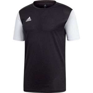adidas Estro 19  Sportshirt - Maat L  - Mannen - zwart/wit