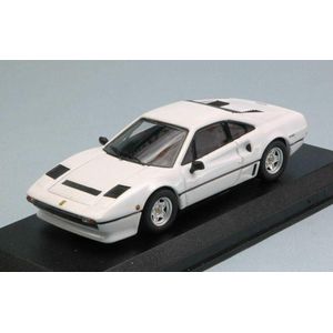 The 1:43 Diecast Modelcar of the Ferrari 208 GTB Turbo of 1982 in White. The manufacturer of the scalemodel is Best Model. This model is only available online