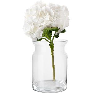Glazen cilinder H: 25 cm glazen vaas ronde grote vaas doorzichtige ronde vaas voor rozen gedroogde bloemen struik bloemenvaas bruiloft decoratie glazen vaas cilinder | Ø 18 cm | 5500 ml