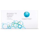 Biomedics - 55 Evolution - Maandlenzen - Transparant - Ocufilcon D, UV-filter