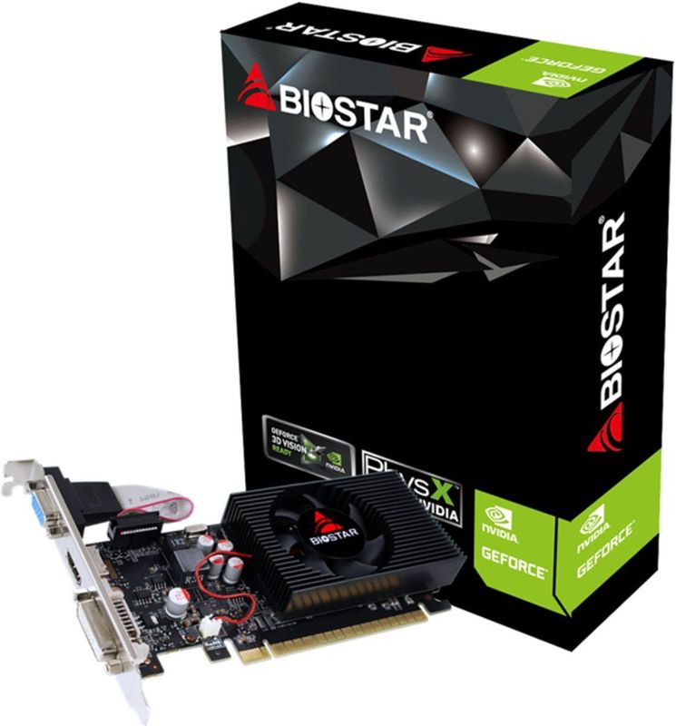 Biostar - GT 730 - Videokaart - 2 GB - DDR3
