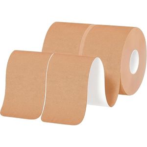 Kinetic Tape - 2 Rollen - 5 cm × 5 m - Knipbaar - Waterdichte Kinesio Tape - Elastische Tape - Ademende Kinesio Tape - Voor Schouders, Nek en Voeten - Beige