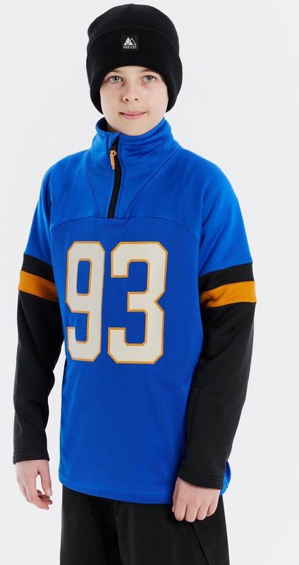 Protest - PRTRuben JR - Sweatshirt - Zwart - Met Halve Rits