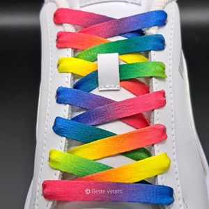 Beste Veters - Schoenaccessoires - Regenboog veters - Schoenveters - Veters 110 cm - Veters multicolor - Veters zeven kleuren- Pride - LGBTQ+