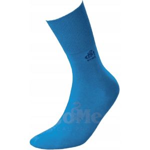 DeoMed Katoen Zilver Sokken Blauw 39-42