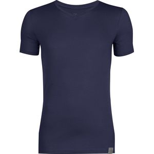 RJ Bodywear The Good Life T-shirts (2-pack) - slim fit heren T-shirts V-hals - donkerblauw - Maat: XXL